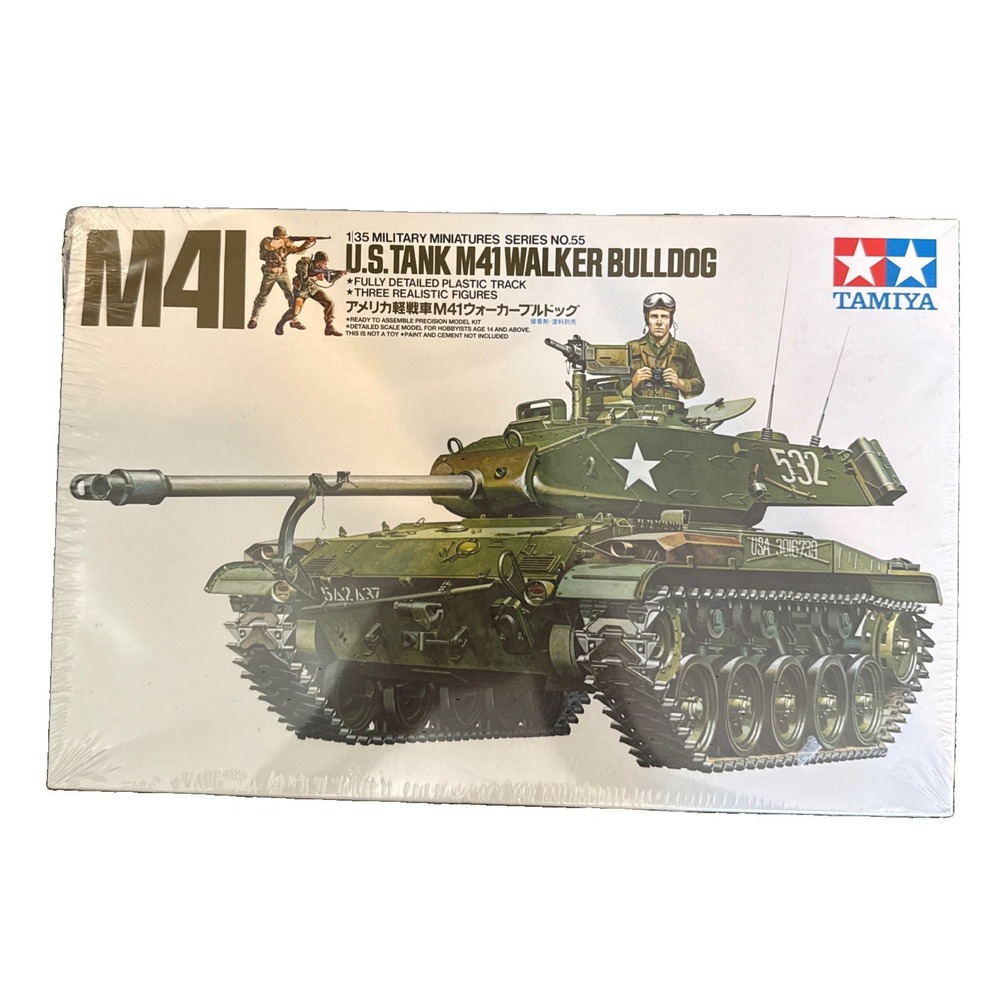Tamiya - U.S. M41 Walker Bulldog 1/35 NO.55 Brand New Sealed Military Miniature